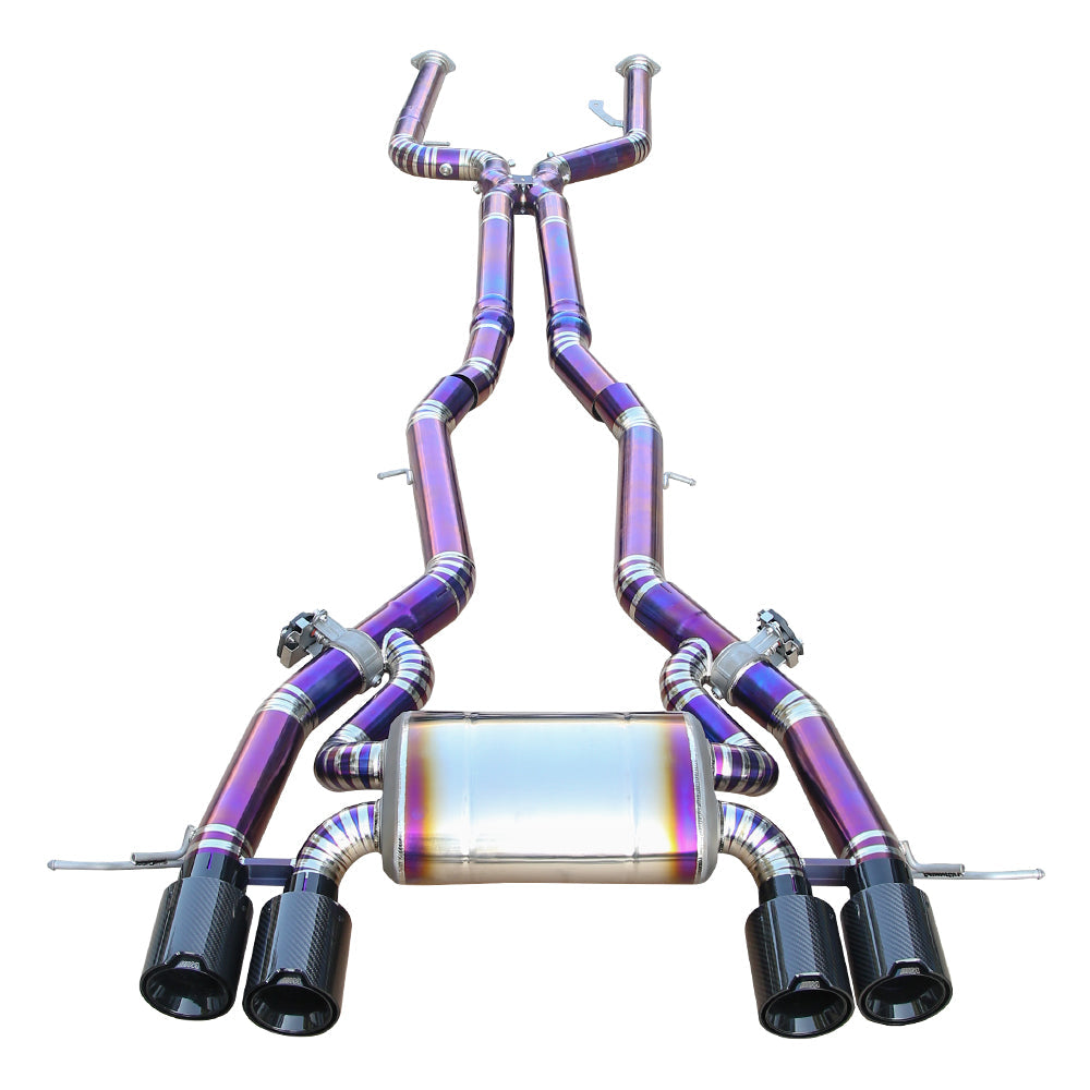 Titanium Cat-Back Exhaust System for 2021+ BMW G80 M3 G82 G83 M4 and 2022+ G81 M3