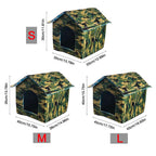 Waterproof Outdoor Pet House Thickened Cat Nest Tent Cabin Pet Bed