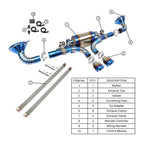 Titanium Valved Cat-Back Exhaust System for 2021+ Porsche 911 992 GT3 4.0L