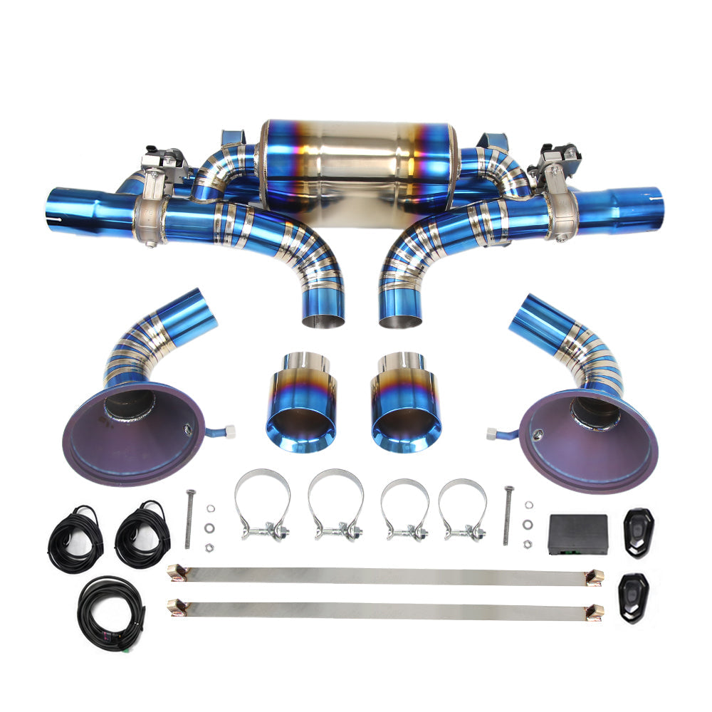 Titanium Valved Cat-Back Exhaust System for 2021+ Porsche 911 992 GT3 4.0L