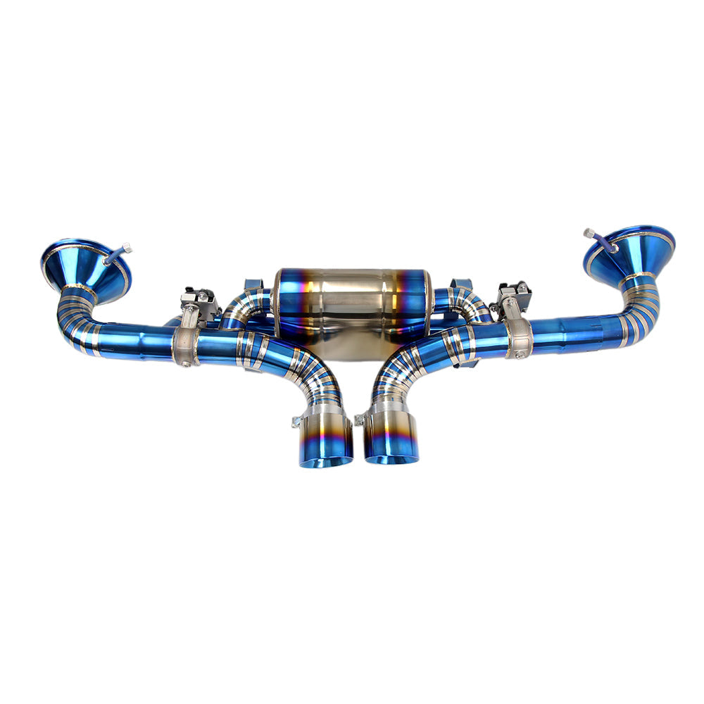 Titanium Valved Cat-Back Exhaust System for 2021+ Porsche 911 992 GT3 4.0L