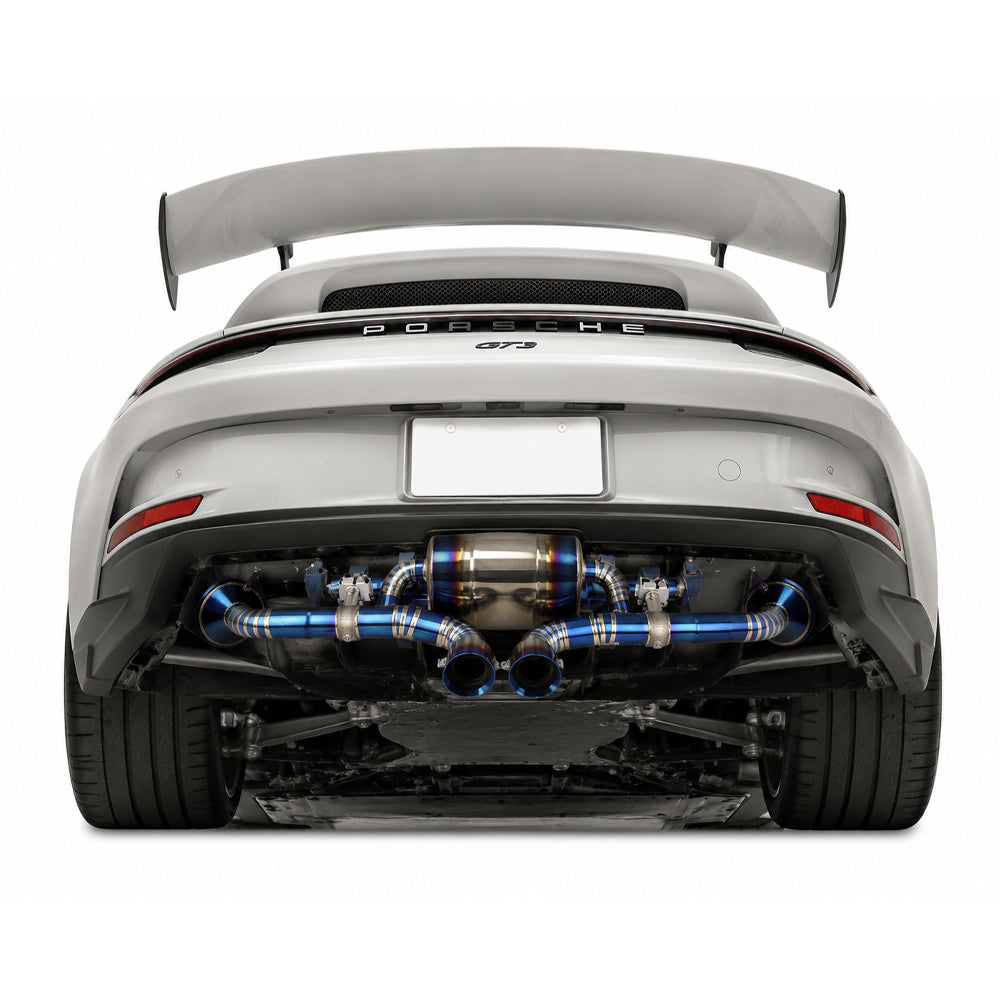 Titanium Valved Cat-Back Exhaust System for 2021+ Porsche 911 992 GT3 4.0L