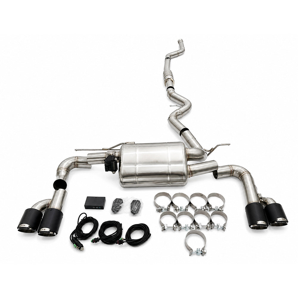 Valved Cat-Back Exhaust System for 2016–2020 BMW F32 420i 428i B48 2.0T 4-Tip