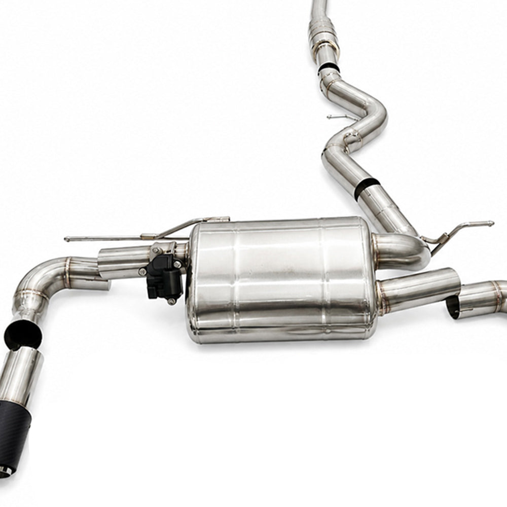 Valved Cat-Back Exhaust System for 2016–2020 BMW F32 420i 428i B48 2.0T 4-Tip